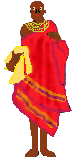 My Masai warrior and first male doll