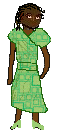 An Rubenesque black lady