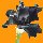 Black iris charm